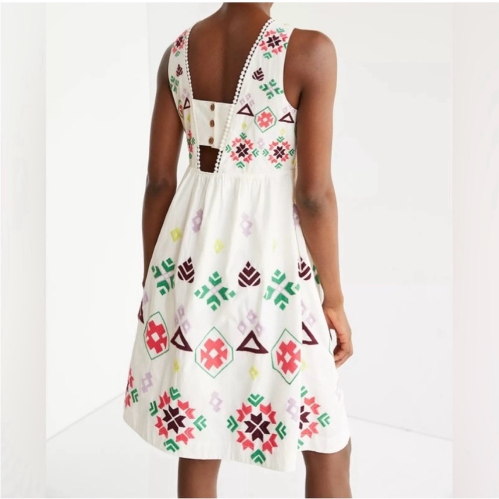 Anthropologie Dolly Embroidered Mini Dress - Picture 4 of 6